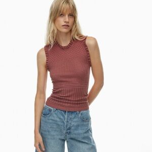 NWOT Wilfred Cannes Sleeveless Knit Top
